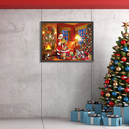 Christmas House - Full Square Drill Diamond Painting 40*30CM