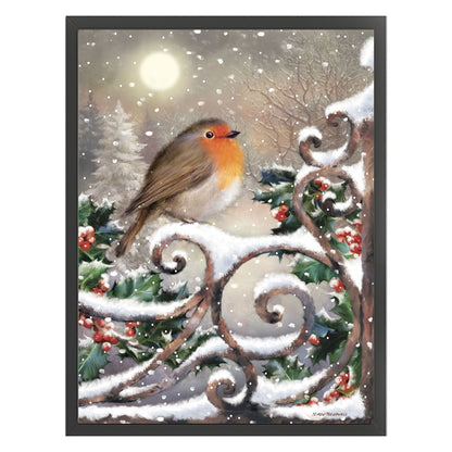 Christmas Snow Bird - 11CT Stamped Cross Stitch 40*55CM