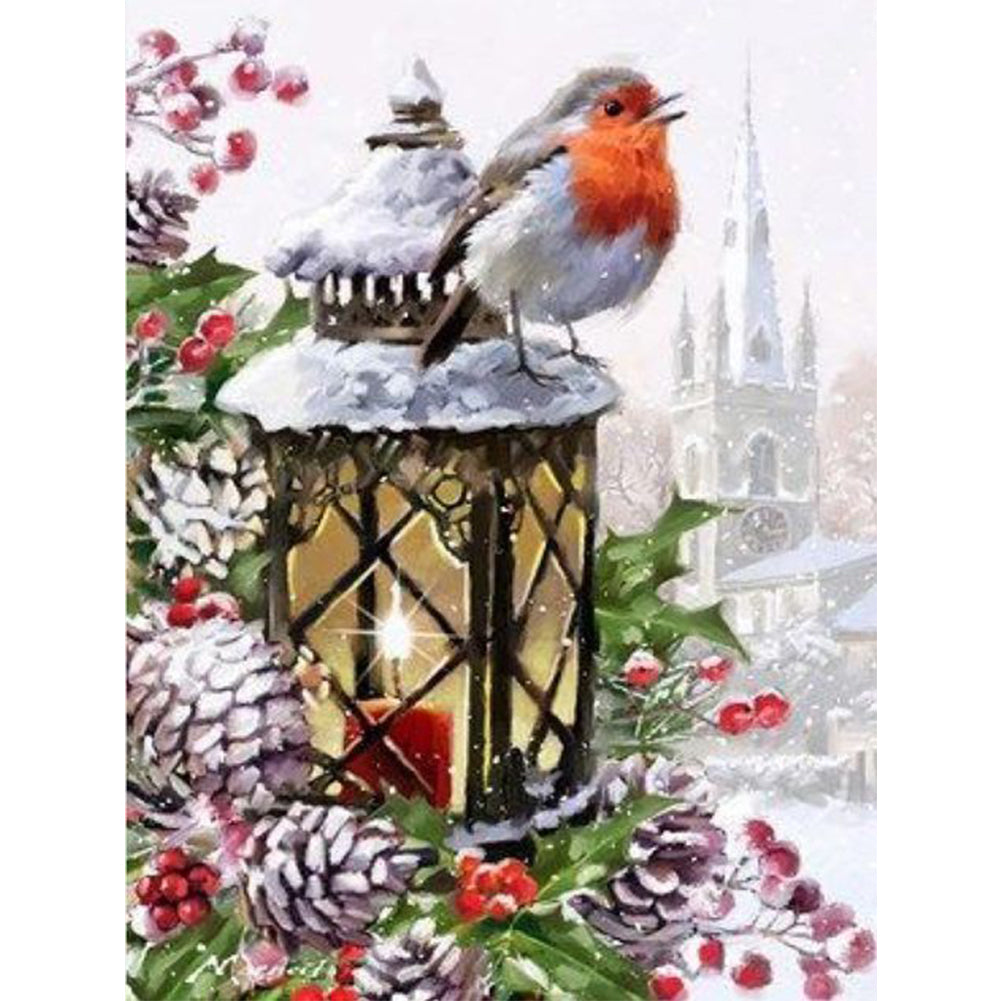 Christmas Snow Bird - 11CT Stamped Cross Stitch 40*55CM