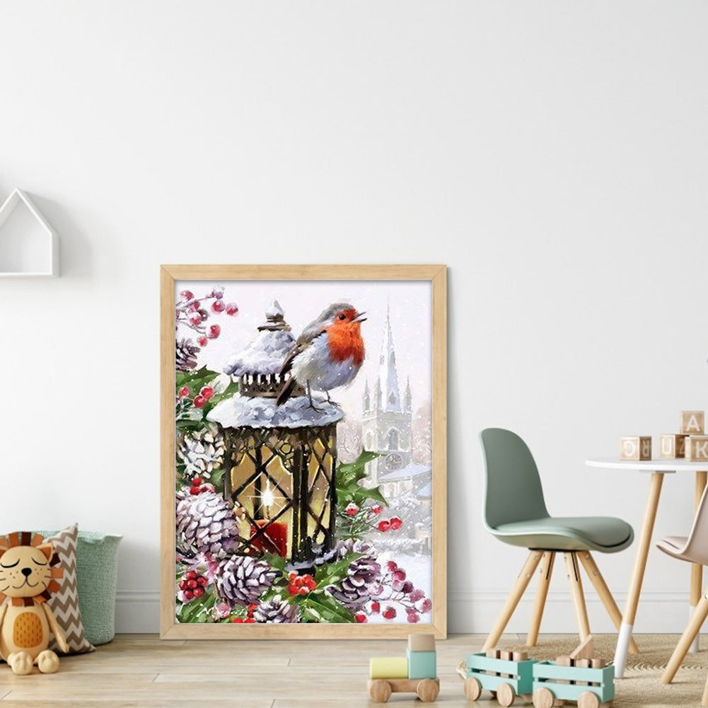 Christmas Snow Bird - 11CT Stamped Cross Stitch 40*55CM