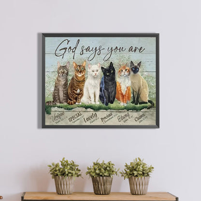 Vintage Wood Board Pictorial Calligraphy And Painting - Full Round Drill Diamond Painting 50*40CM