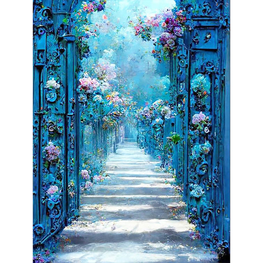 Flower Path - Full Round Drill Diamond Painting 30*40CM
