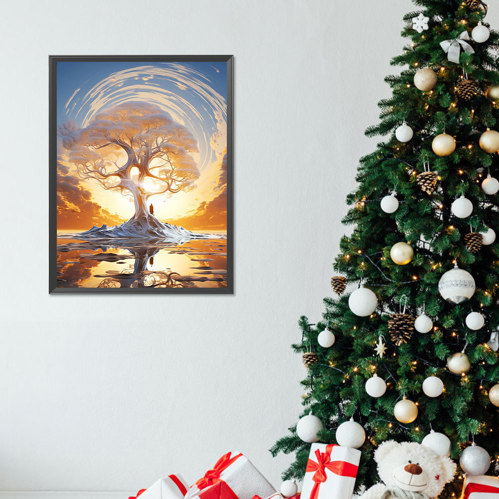 The Tree At The End Of The World - Full Round Drill Diamond Painting 30*40CM