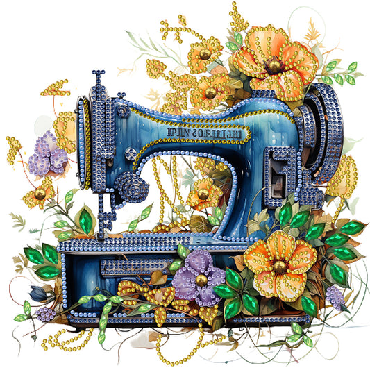 Nostalgic Memories Sewing Machine - Special Shaped Drill Diamond Painting 30*30CM