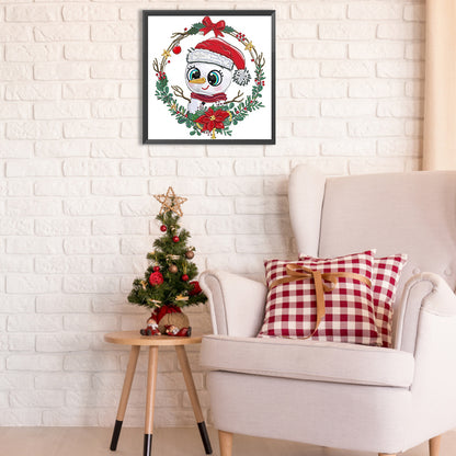 Christmas Wreath - Special Shaped Drill Drill Diamond Painting 30*30CM