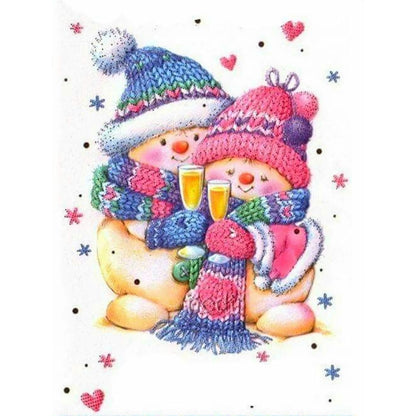 Woolen Bear - Full Round Drill Diamond Painting 30*40CM