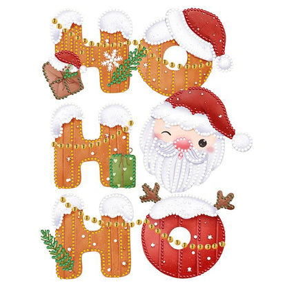 Christmas Santa Claus - Special Shaped Drill Diamond Painting 30*30CM