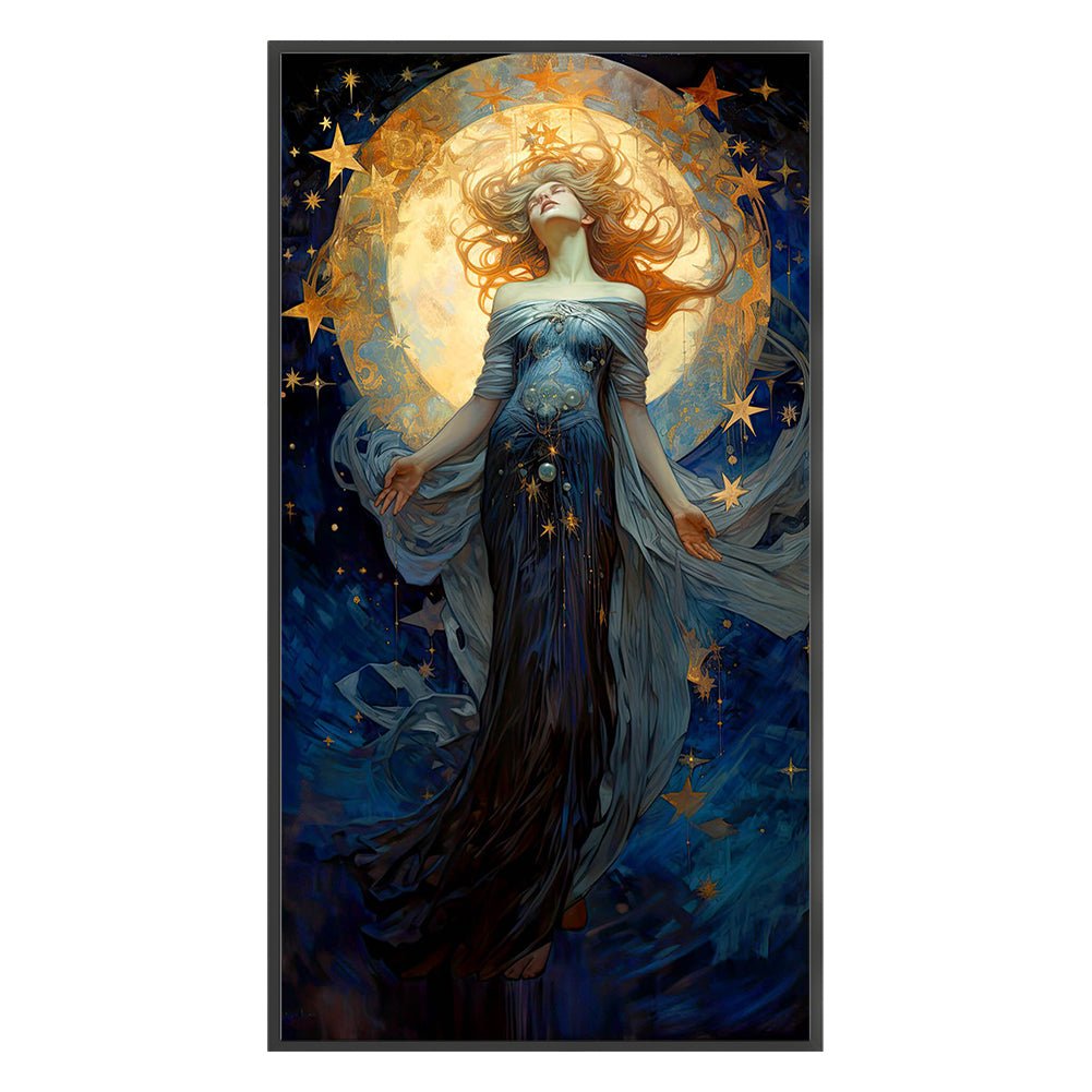 Star Goddess - 11CT Stamped Cross Stitch 50*90CM