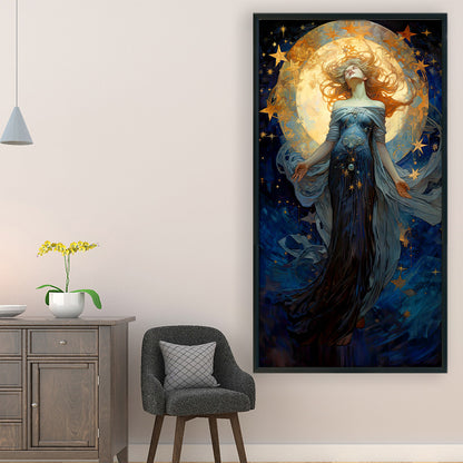 Star Goddess - 11CT Stamped Cross Stitch 50*90CM