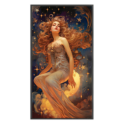 Star Goddess - 11CT Stamped Cross Stitch 50*90CM