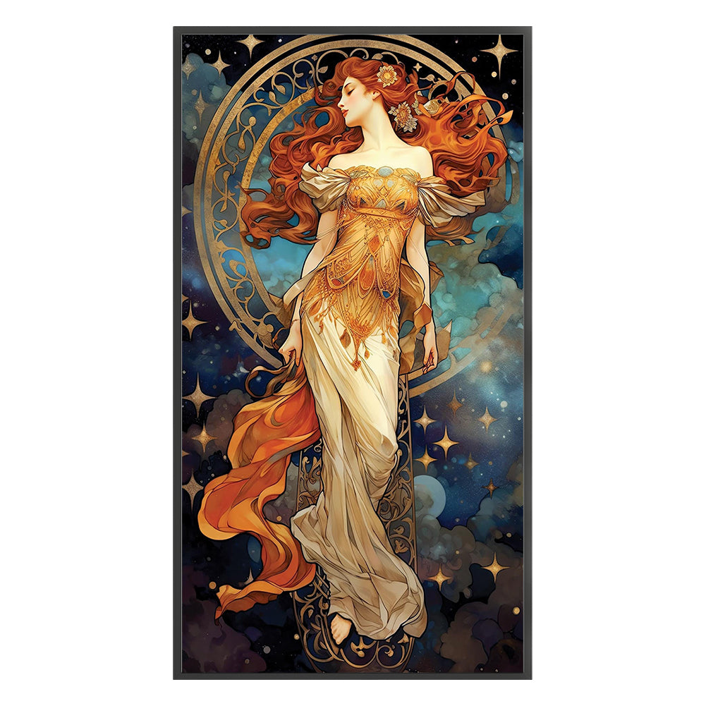 Star Goddess - 11CT Stamped Cross Stitch 50*90CM