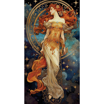 Star Goddess - 11CT Stamped Cross Stitch 50*90CM