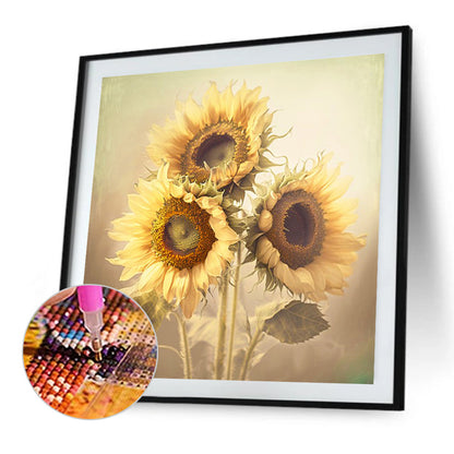 Sunflower - Full Square Drill Diamond Painting 50*50CM