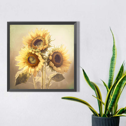 Sunflower - Full Square Drill Diamond Painting 50*50CM