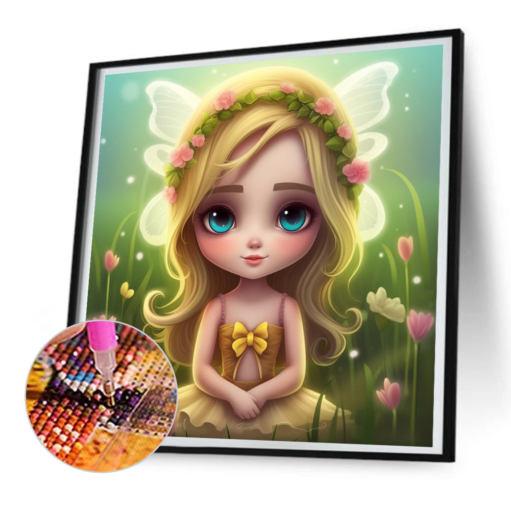 Elf Girl - Full Round Drill Diamond Painting 30*30CM