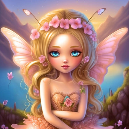 Elf Girl - Full Round Drill Diamond Painting 30*30CM