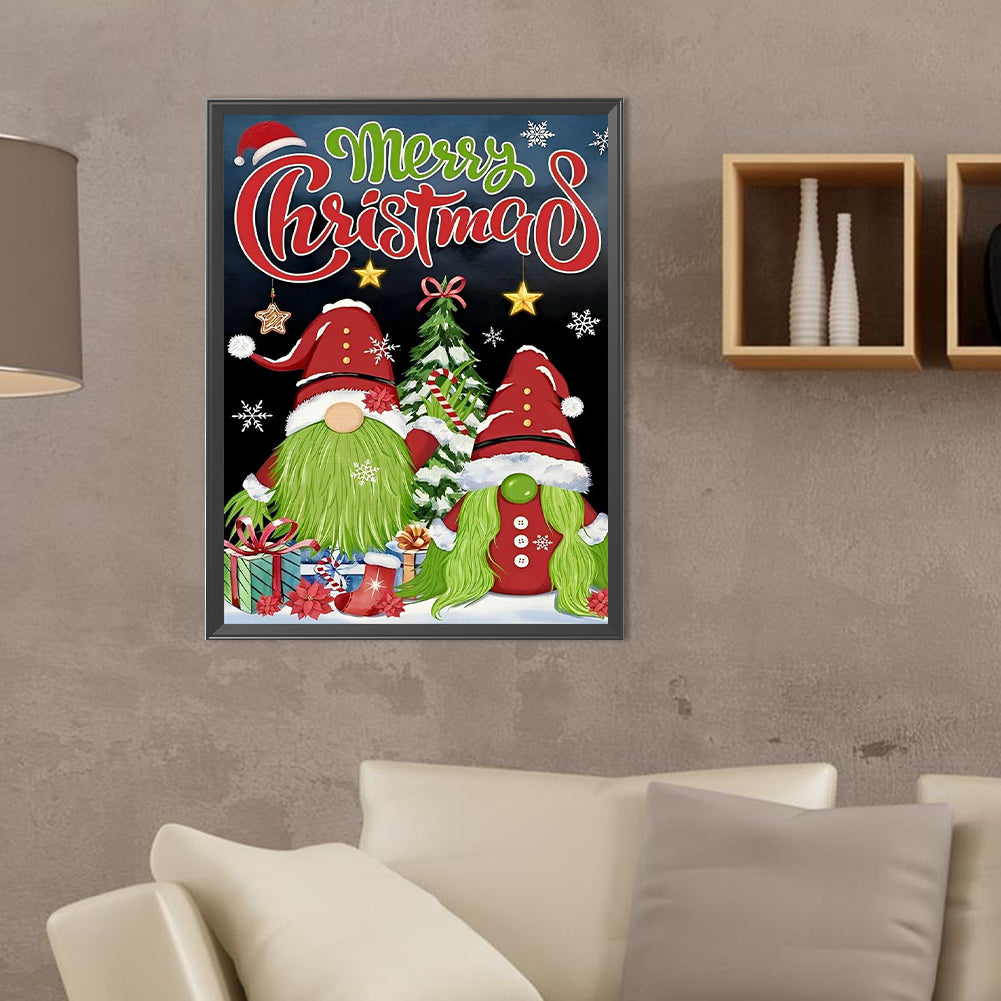 Santa Claus - Full Round Drill Diamond Painting 30*40CM