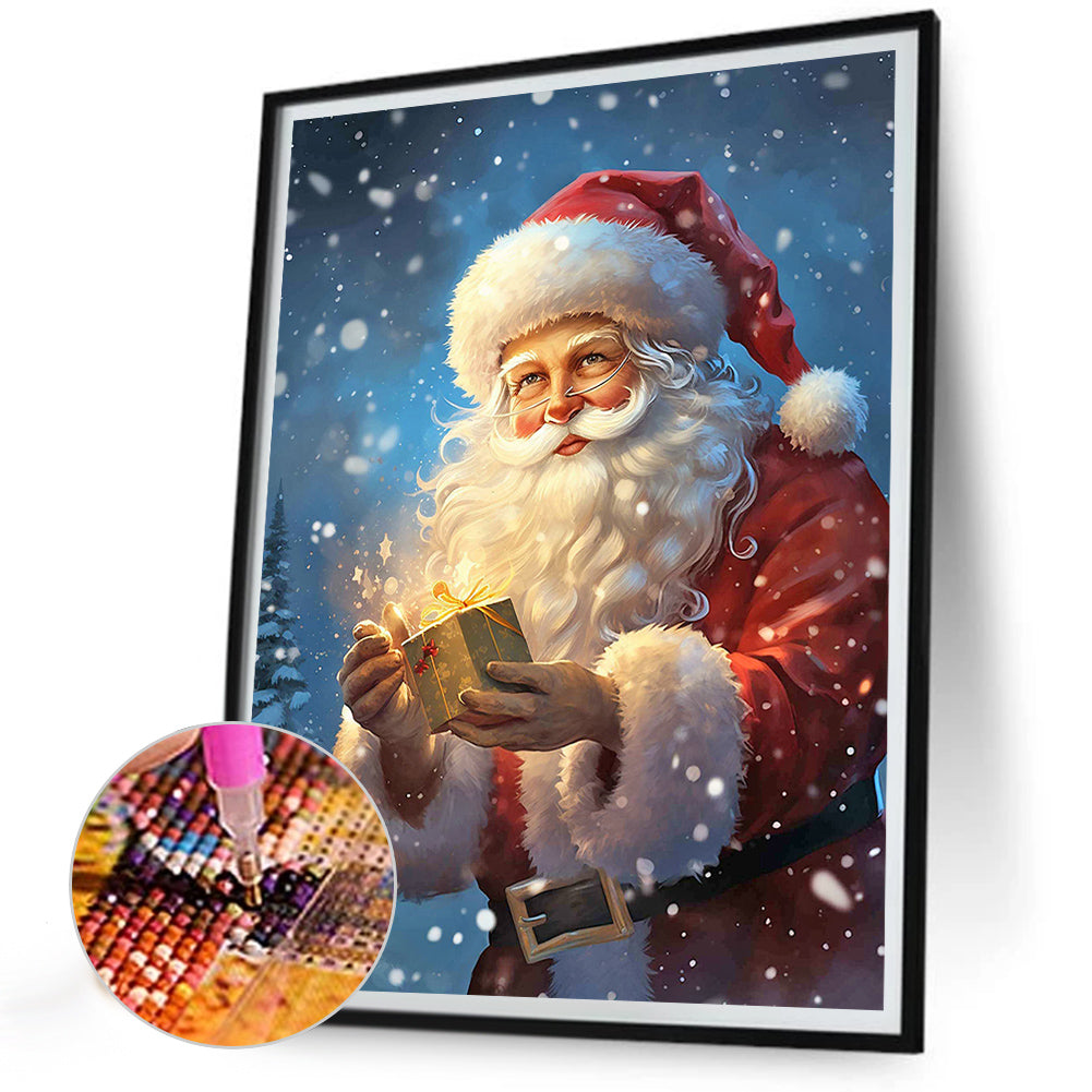 Santa Claus - Full Round Drill Diamond Painting 30*40CM