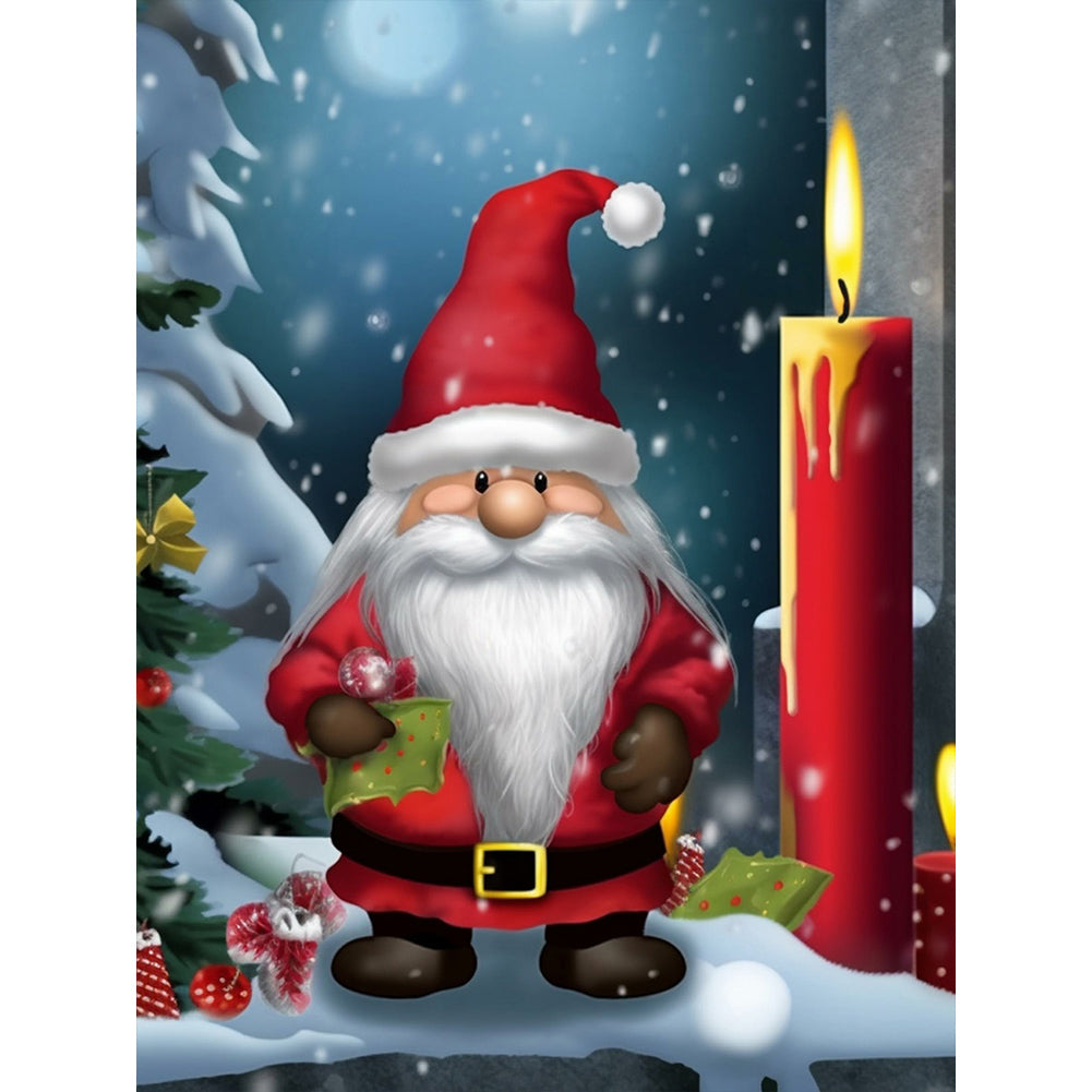 Santa Claus - Full Round Drill Diamond Painting 30*40CM