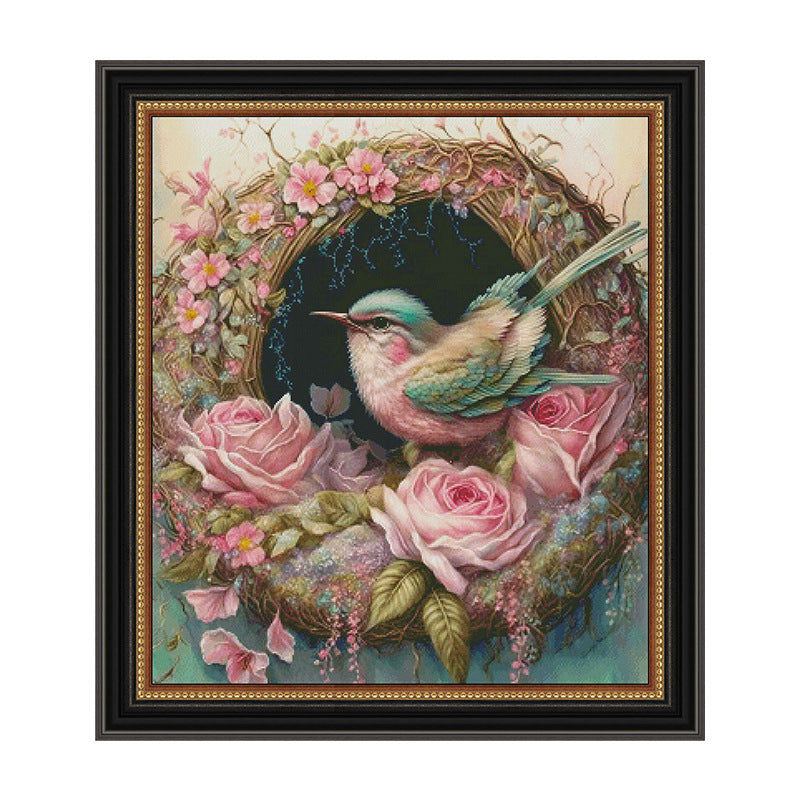 Dream Nest - 11CT Stamped Cross Stitch 80*90CM(Spring)