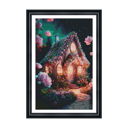 Dream Greenhouse - 11CT Stamped Cross Stitch 75*115CM(Spring)