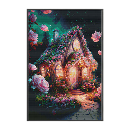 Dream Greenhouse - 11CT Stamped Cross Stitch 75*115CM(Spring)