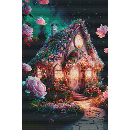 Dream Greenhouse - 16CT Stamped Cross Stitch 55*80CM(Spring)