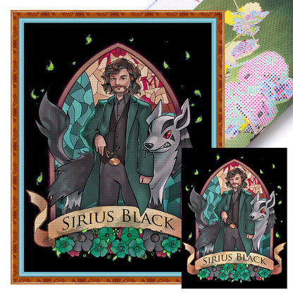 Sirius Black - 11CT Stamped Cross Stitch 50*65CM