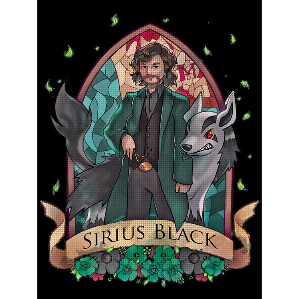 Sirius Black - 11CT Stamped Cross Stitch 50*65CM