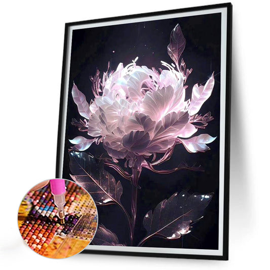 Glazed Crystal Flower - Full Round Drill Diamond Painting 30*40CM