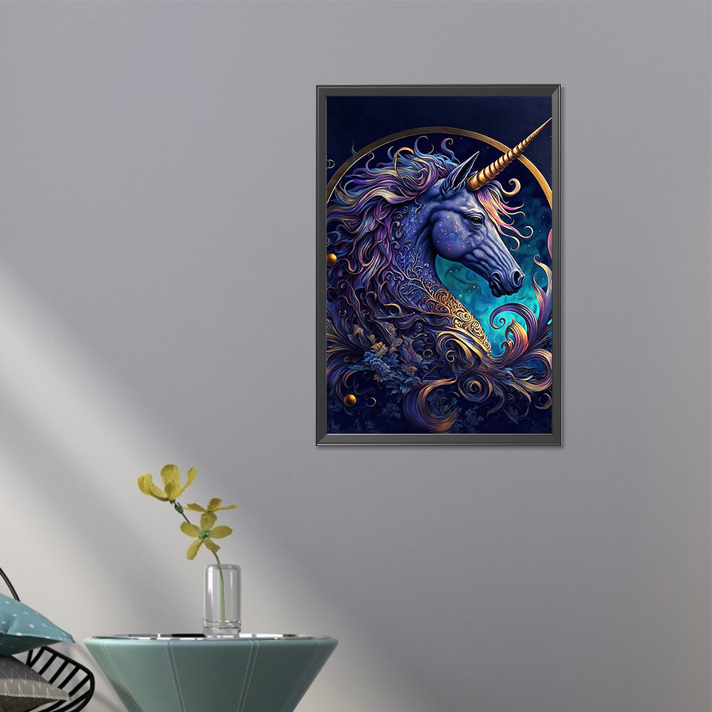 Unicorn - Full Round AB Drill Diamond Painting 40*60CM