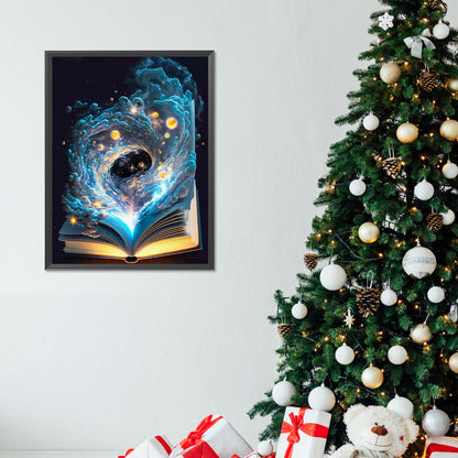 Fantasy Nebula Book - Full Round Drill Diamond Painting 30*40CM