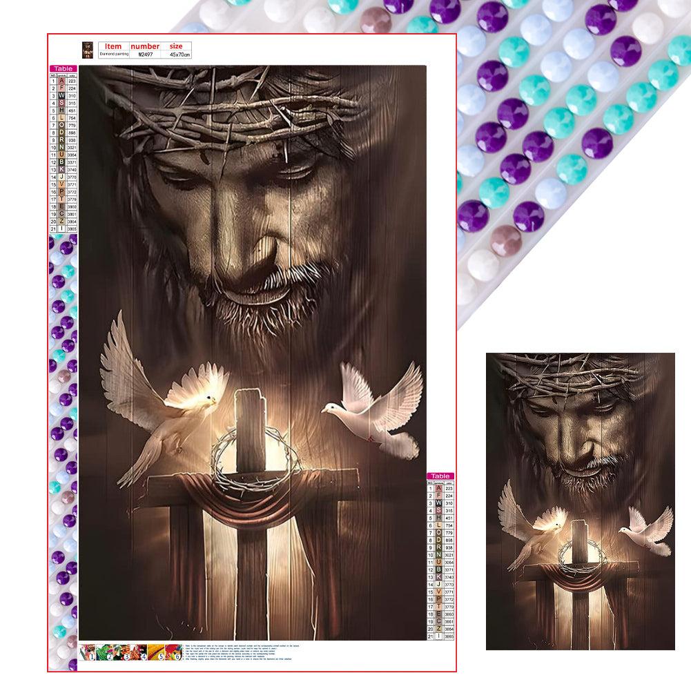 Lord Jesus - Full Round Drill Diamond Painting 45*70CM