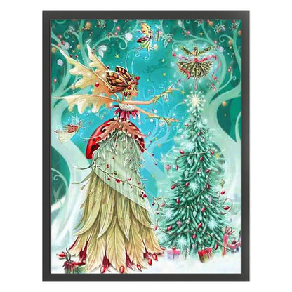 Christmas Fairy - 11CT Stamped Cross Stitch 50*65CM