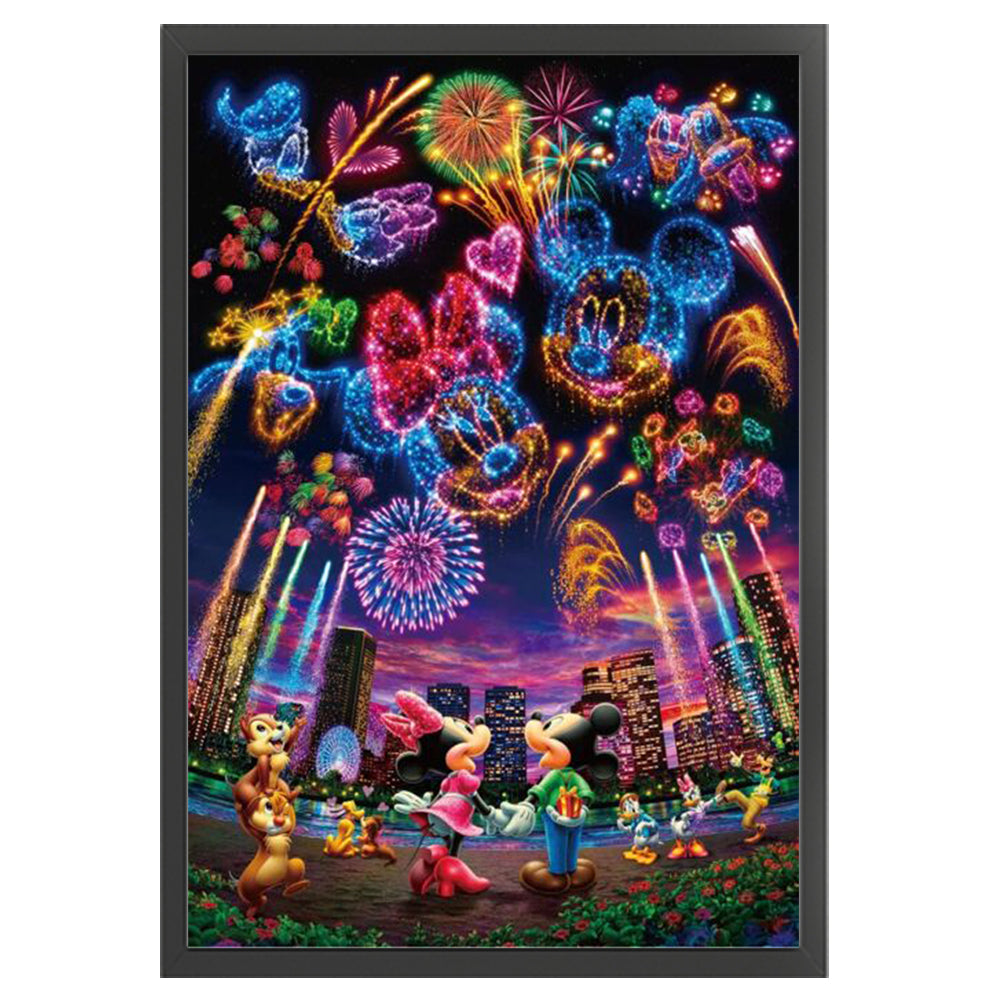 Disney Fireworks - 11CT Stamped Cross Stitch 50*70CM