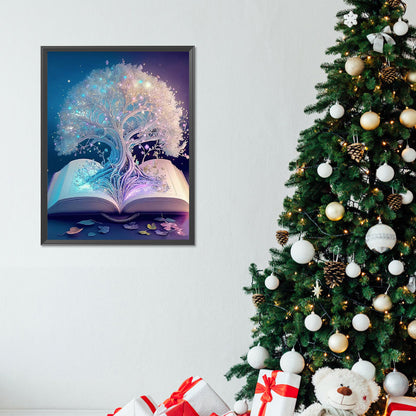 Book Tree Of Life - Full Round Drill Diamond Painting 30*40CM