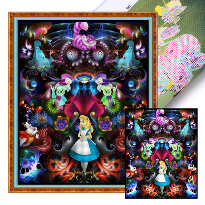 Alice In Wonderland - 11CT Stamped Cross Stitch 40*50CM