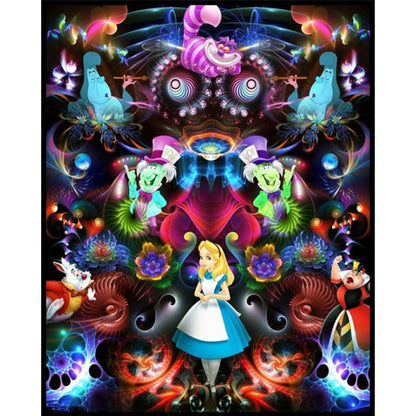 Alice In Wonderland - 11CT Stamped Cross Stitch 40*50CM