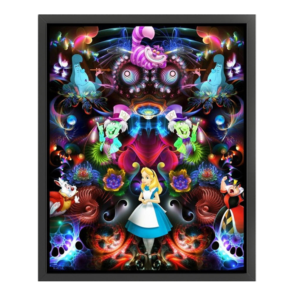 Alice In Wonderland - 11CT Stamped Cross Stitch 40*50CM