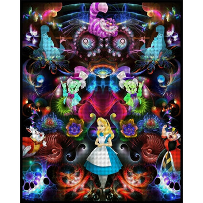 Alice In Wonderland - 11CT Stamped Cross Stitch 40*50CM