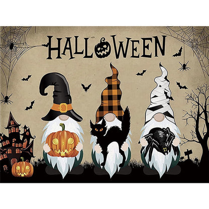 Halloween Gnome - Full Round Drill Diamond Painting 40*30CM