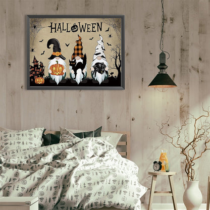 Halloween Gnome - Full Round Drill Diamond Painting 40*30CM