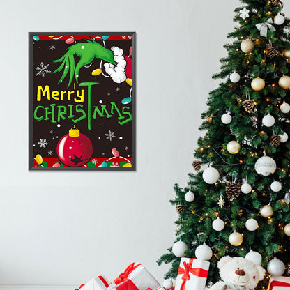 Funny Christmas - Full Round Drill Diamond Painting 30*40CM