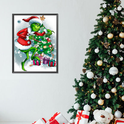 Funny Christmas - Full Round Drill Diamond Painting 30*40CM