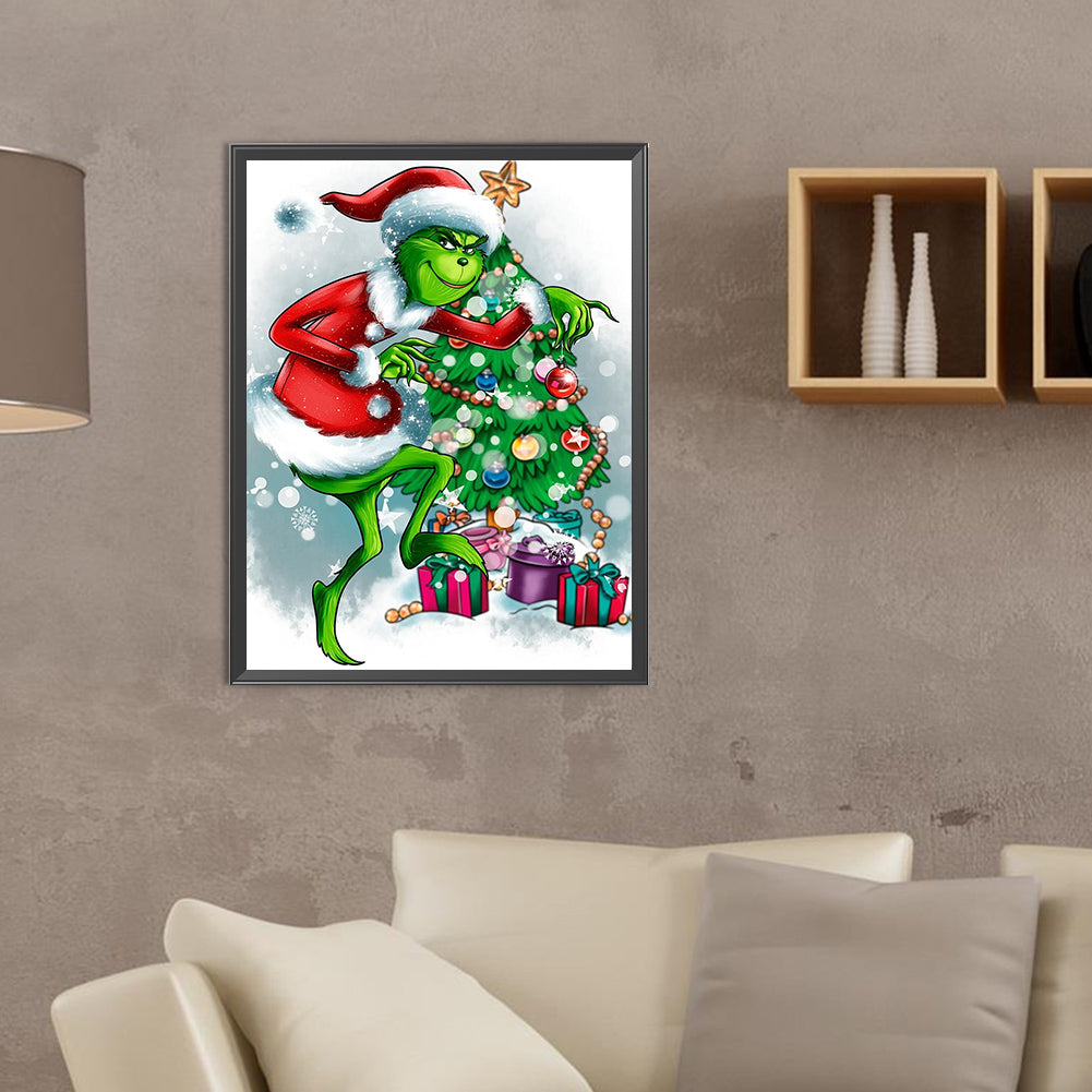 Funny Christmas - Full Round Drill Diamond Painting 30*40CM