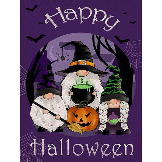 Funny Halloween - Full Round Drill Diamond Painting 30*40CM