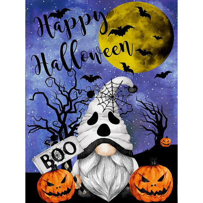 Funny Halloween - Full Round Drill Diamond Painting 30*40CM