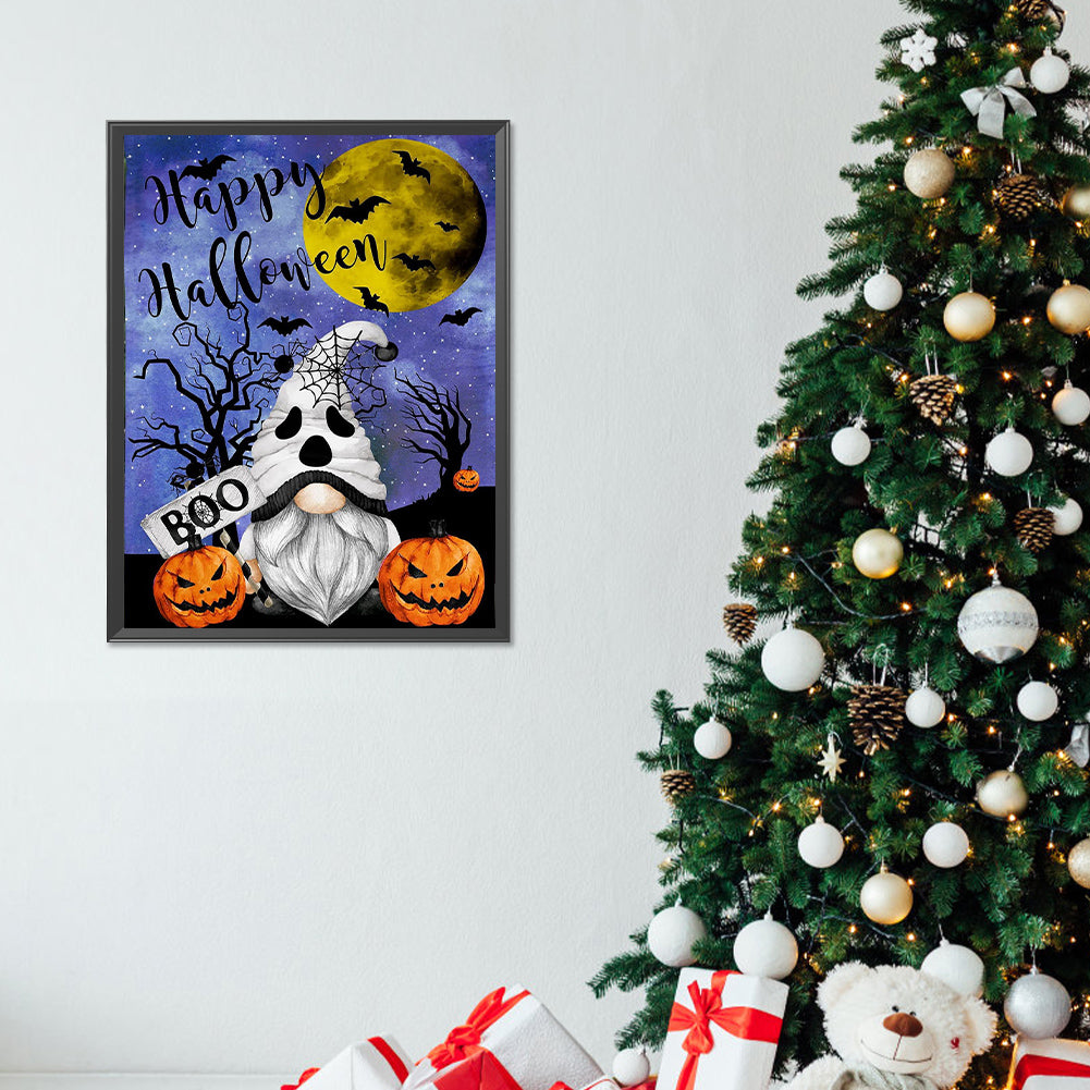 Funny Halloween - Full Round Drill Diamond Painting 30*40CM