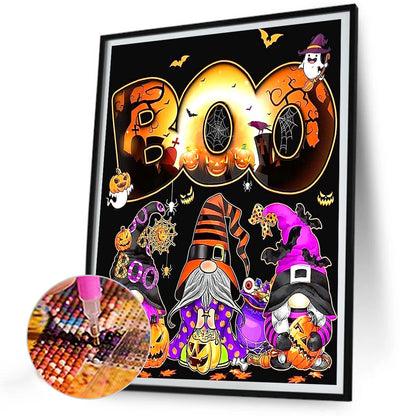Funny Halloween - Full Round Drill Diamond Painting 30*40CM