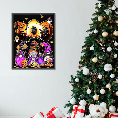 Funny Halloween - Full Round Drill Diamond Painting 30*40CM